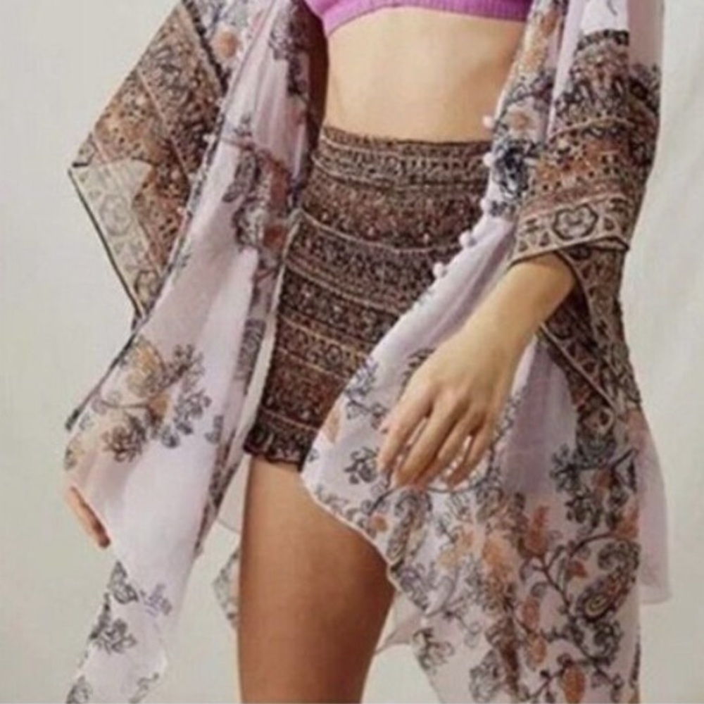 Intimately Free People Dream State Smocked Shorts XL 45 - Picture 2 of 8